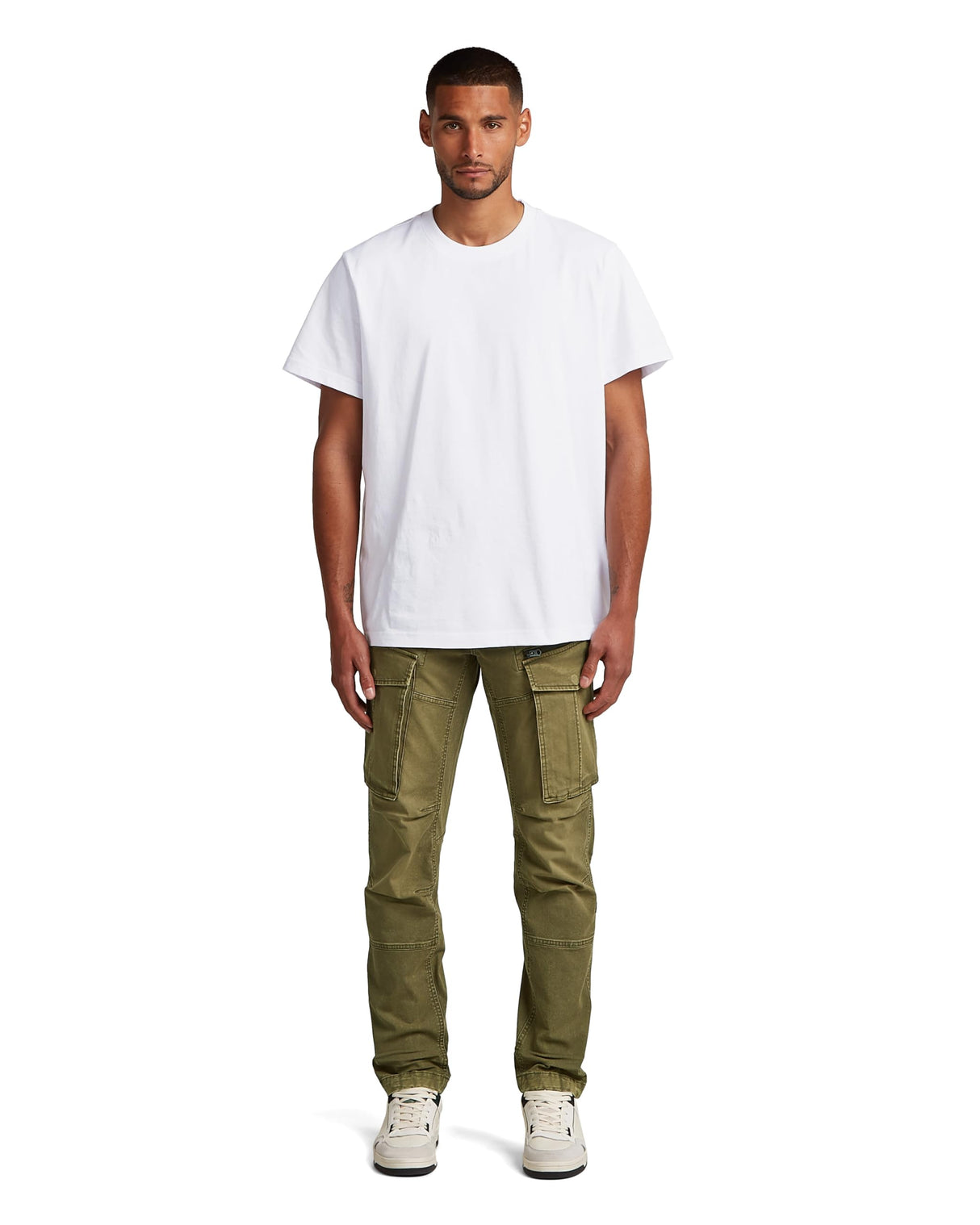 G-STAR Hombres Rovic Zip 3D Regular Tapered Pants, Verde Vintage Dust Dark Olive D02190-e172-h516, 34W / 34L