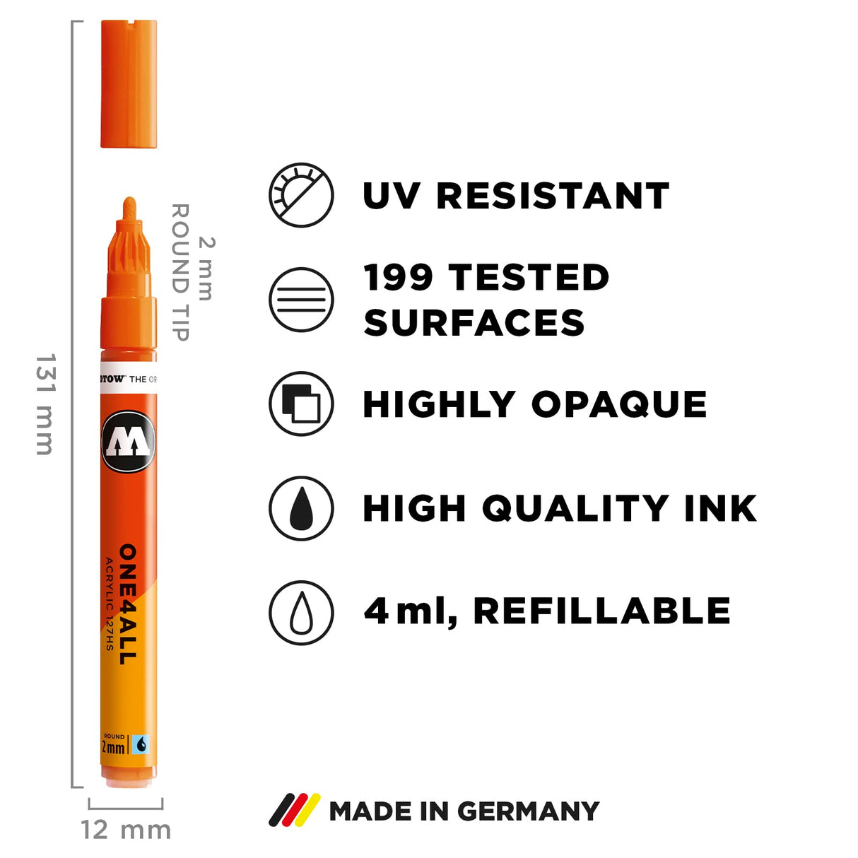 Molotow One4All - Rotulador acrílico 20 unidades