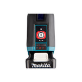 Makita SK106DZ - Cuerda de 4 puntos de cruz con láser, 50 W, 12 V, Negro, One size