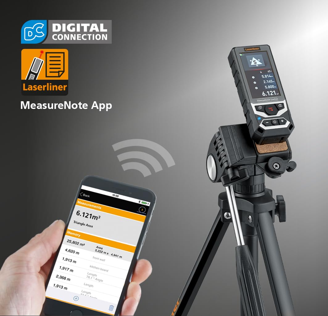 Laserliner DistanceMaster LiveCam Laser-Entfernungsmesser Messbereich (MAX,) (Details) 150 m (080,985A) Marca