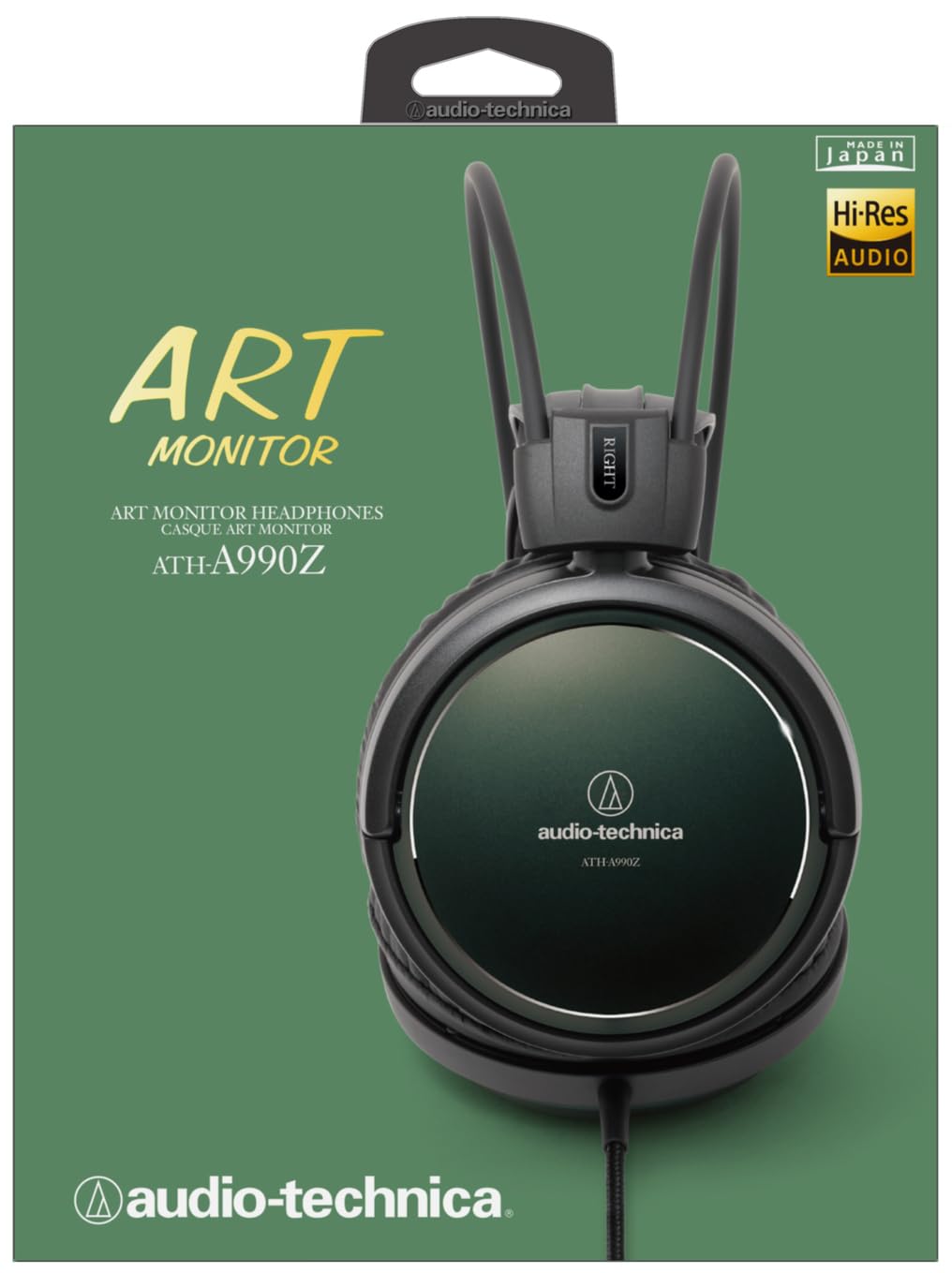 Audio-Technica A990Z Auriculares de alta Fidelidad Cerrados Verde