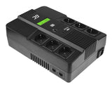 Green Cell® SAI Sistema de alimentación ininterrumpida UPS Potencia 800VA (480W) 230V Fuente de alimentación Continua Line Interactive senoidal AVR USB/RJ45 6X Schuko Tomas con Pantalla LCD