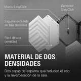 Elgato Wave Panels Starter Set (Blanco) - 6 Paneles de Tratamiento acústico, Espuma de Dos densidades, Marcos EasyClick patentados, diseño Modular, fáciles de Instalar y Quitar