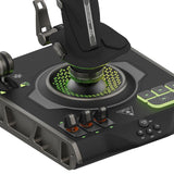 Turtle Beach VelocityOne Flightdeck - Joystick y Acelerador de Sistema Simulador HOTAS Universa con Pantalla táctil y Botones, HUD Montado en la Palanca y Sensores sin Contacto en Windows 10 & 11
