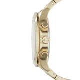 Armani Exchange Relojes de hombre, Movimiento de cuarzo cronógrafo y caja de 50 mm con correa de acero inoxidable, Tono Oro