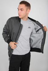 ALPHA INDUSTRIES MA-1 TTC Chaqueta, Gris (Greyblack-136), L para Hombre
