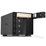 FANTEC 4X USB3.2 Gen2 Hard Disk Docking Station for 4X SATA 3.5/2.5 Inch SSDs and HDDs, Transfer Rates up to 10Gbit/Sec, no Tools Required, 2X USB Cable. Aluminum Enclosure Black