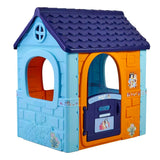 FEBER - Bluey Fantasy House, casita Infantil de Juegos con Puerta abatible, para Jugar al Aire Libre o en casa, casa Resistente y de facil Montaje, para niños de 2 a 6 años, Famosa (FEU11000)
