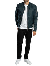 Schott NYC AIRFORCERS, Bomber para Hombre, Armada, M