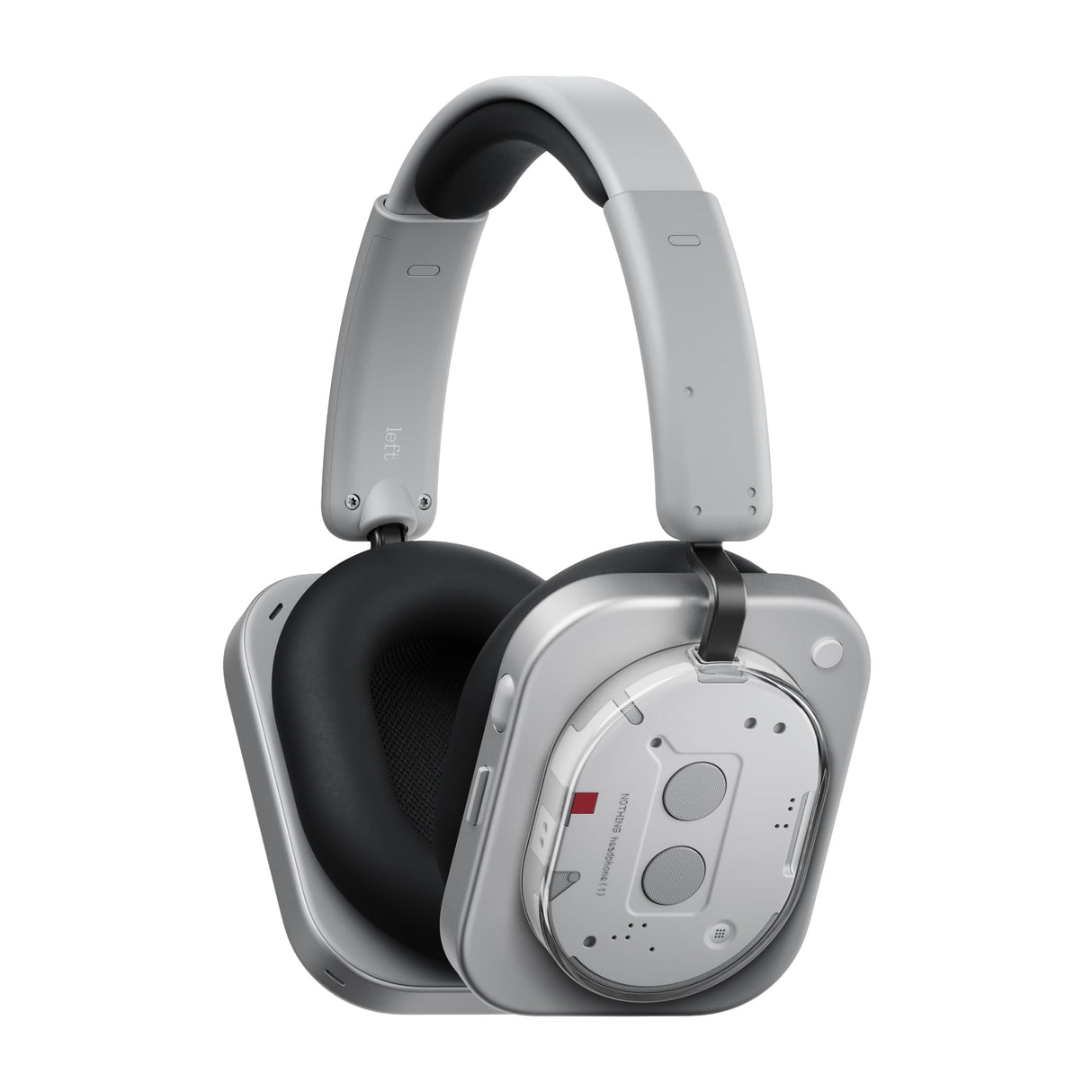 Nothing Headphone (1) Auriculares de Diadema iInalámbricos con Cancelación Activa de Ruido, hasta 80h de Batería, Hi-Res, Audio Espacial, Resistentes al Agua – Blanco