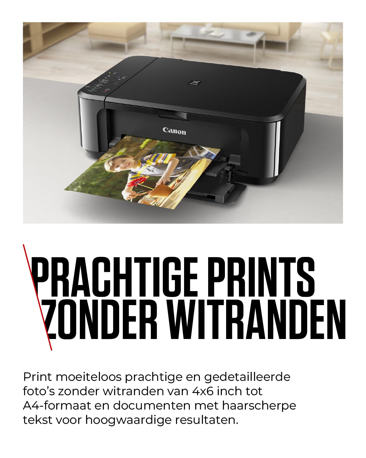 Canon Pixma MG3650S Impresora Multifunción 3 en 1, Sistema de Inyección de Tinta, Impresión, Escaneo y Copia, WiFi, Impresión a Doble Cara, Cartuchos Fine, Alimentación de Papel Frontal, Negro