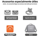 Combo DJI Air 3S Fly More (RC-N3) Bundle, Dron Con Cámara CMOS de 1» Gran Angular y Teleobjetivo Medio, Vídeo HDR 4K/60fps, Detección Omnidireccional de Obstáculos por la Noche y 3 Baterías.