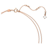 Swarovski Collar en capas Millenia, Talla octogonal, Baño tono oro rosa