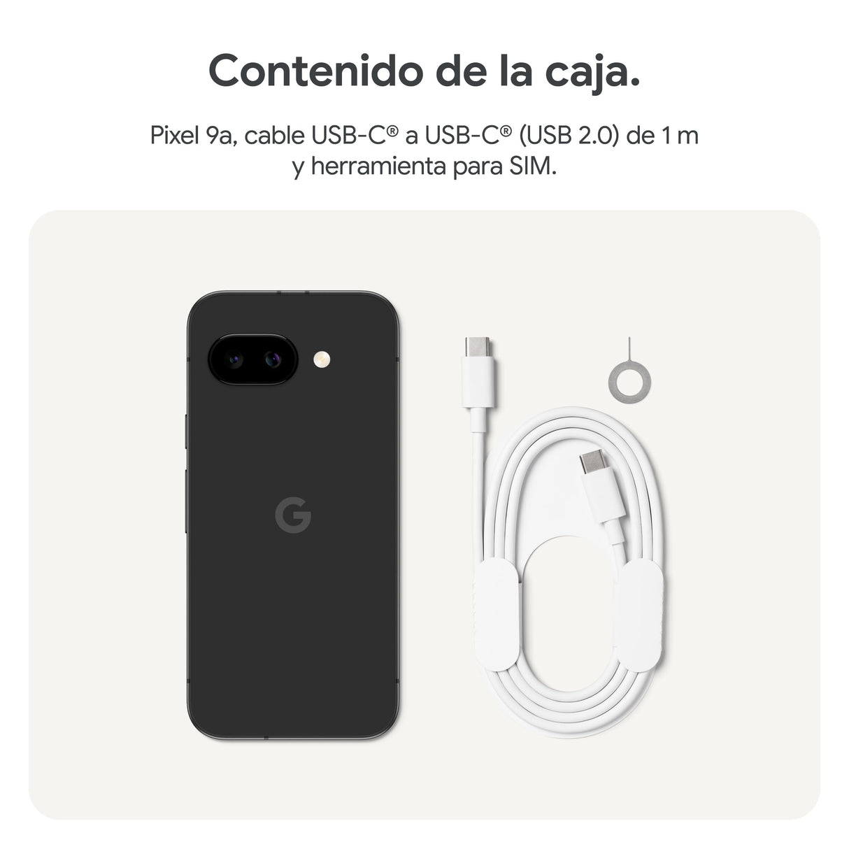 Google Pixel 9a – Smartphone Android Libre con cámara con IA, batería para Todo el día y potentes Funciones de Seguridad – Obsidiana, 128GB