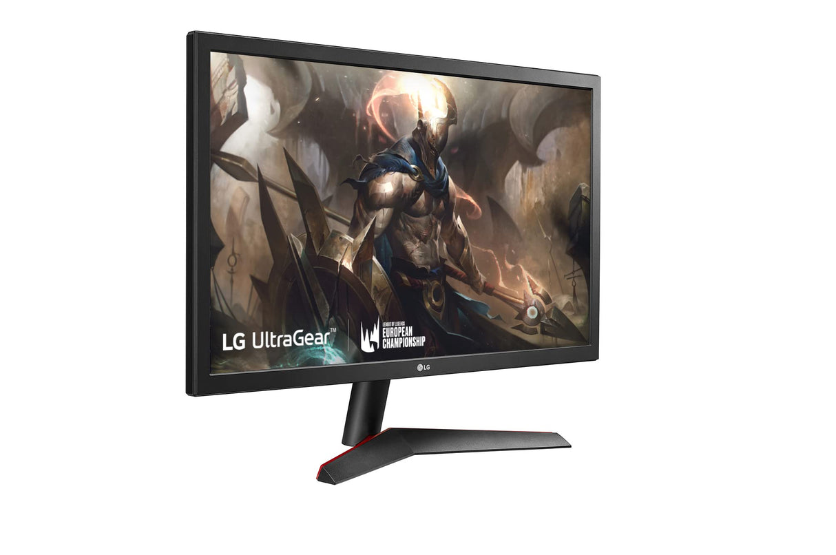 LG 24GN53A-B - Monitor Gaming UltraGear 24 pulgadas FullHD,1920x1080, LCD, 16:9, HDMIx2, DisplayPort 1.2, ajustable, 144Hz, 1ms, Conectividad Universal, Color Negro