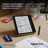 Kobo Libra Colour eReader | Pantalla E Ink Kaleido™ 3 de 7" | Temperatura del Color y Brillo Ajustables | Reducción luz Azul | eBooks y AudioBooks | Memoría 32 GB | Resistente al Agua | Blanco