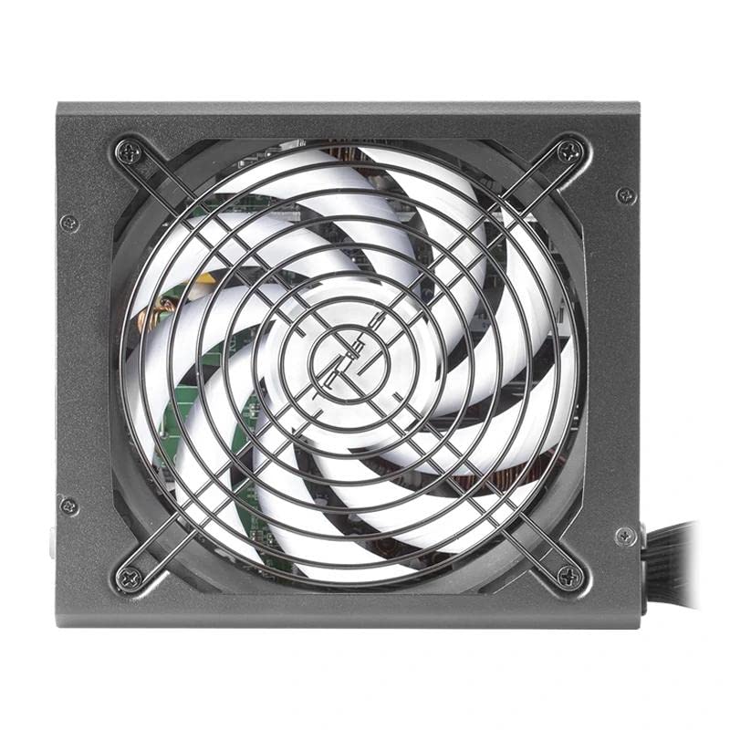 Fuente de alimentación 600W, certificación 80PLUS Silver, diseño eficiente y fiable, Ideal para Ordenadores de Alto Rendimiento.