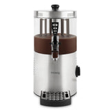 H.Koenig Dispensador de chocolate caliente Acero inoxidable SHK800, 1200W, Recipiente extraíble de 3L, Termotast ajustable, Mantener caliente, Sistema antigoteo, Apto para lavavajillas