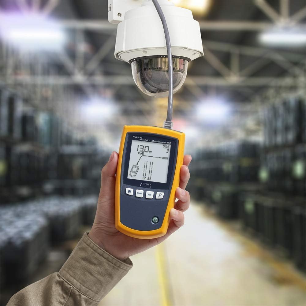 Fluke Networks comprobador MicroScanner PoE Kit Profesional