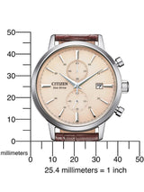 Citizen Reloj Cronógrafo para Hombres de Eco-Drive con Correa en Cuero