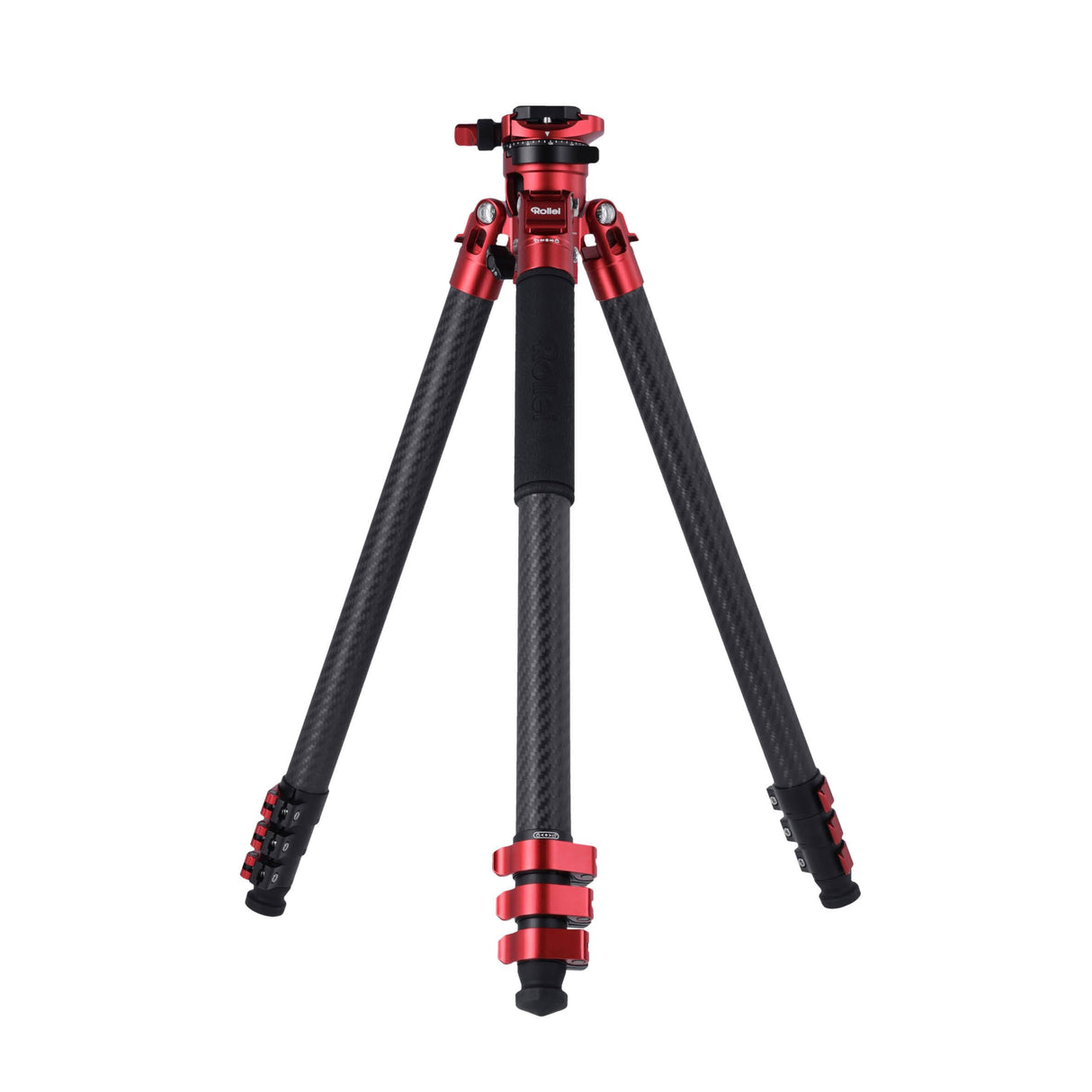 Rollei Trípode de Carbono Easy Traveler XL – 10 kg de Capacidad de Carga, construcción Estable, Ultraligero, Compacto, función de Bloqueo sin Esfuerzo