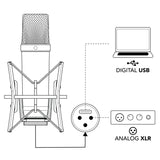 RØDE NT1 5a generación el micrófono con Condensador y Gran diafragma, Salidas XLR y USB, Soporte antivibraciones y Filtro antipop para grabación Vocal, producción Musical y de podcasts (Negro)