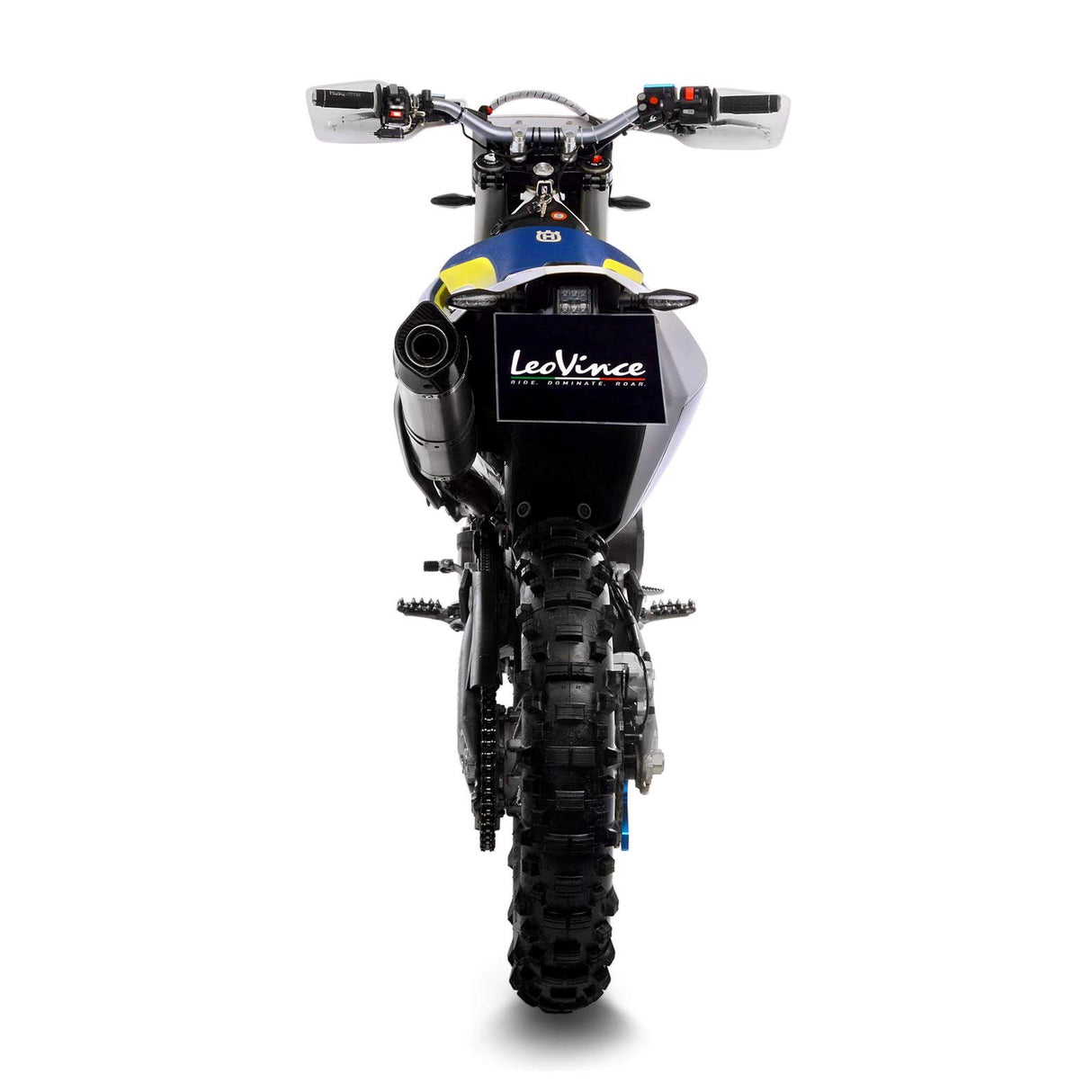SBK LV ONE EVO 1/1 HUSQVARNA 701 ENDURO/SUPERMOTO INOX with catalyst