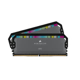 CORSAIR DOMINATOR PLATINUM RGB DDR5 32GB (2x16GB) DDR5 5200MHz CL40 AMD EXPO Intel XMP iCUE Memoria de Ordenador Compatible - Gris (CMT32GX5M2B5200Z40)