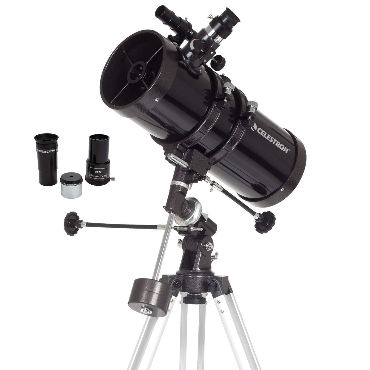 Celestron 21049 Power Seeker 127EQ Telescopio Reflector, Negro