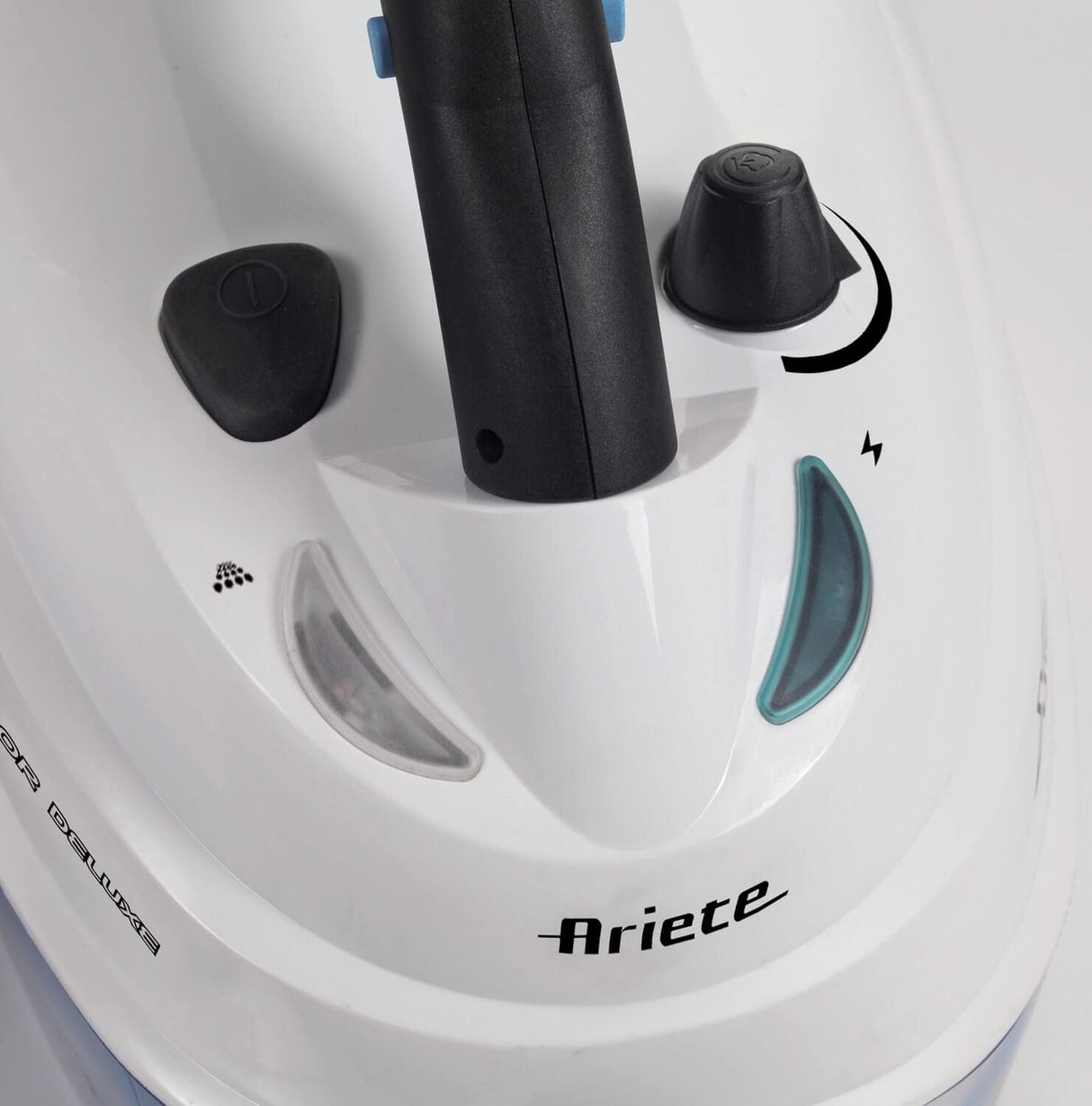 Ariete 4146 Limpiadora de Vapor, 5 Bars de Presión, Potencia 1500 W, Autonomía 55 min., color blanco y detalles en azul