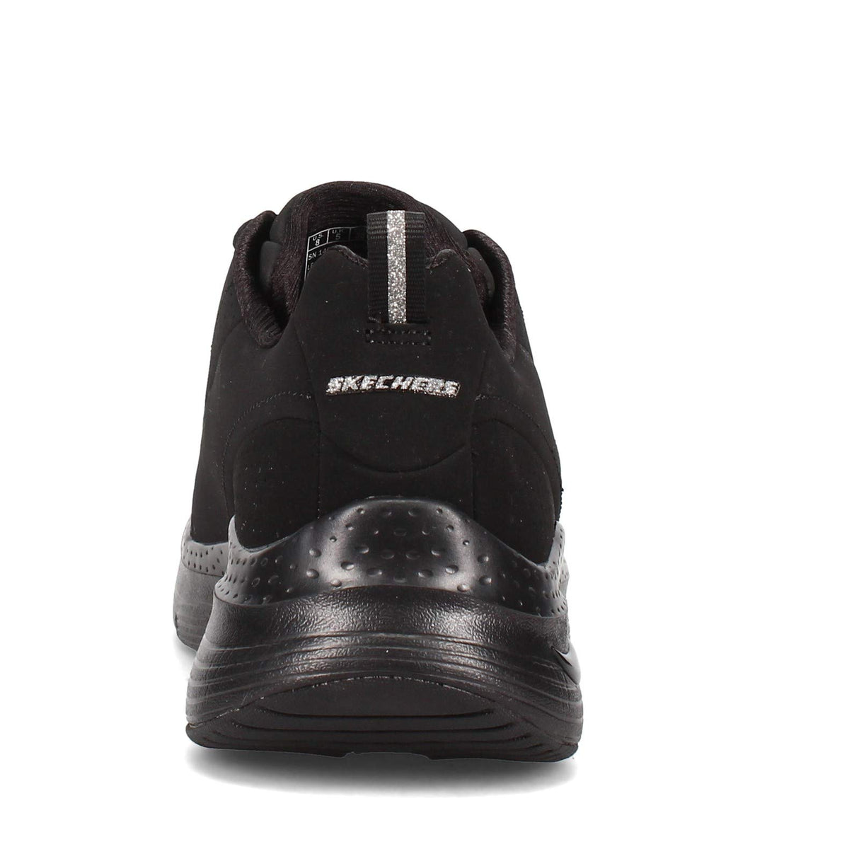 Skechers ARCH FIT METRO SKYLINE, Zapatillas para Mujer, Black Trubuck / Silver Trim #L, 37 EU
