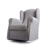 Gasten a gusto SILLONEA- Butaca Lactancia Rodero o Mecedora- Tela Antimanchas (Acualine). Medidas: 96 * 74 * 78 cm. Ideal para amantar y balancear al Bebe para dormirlo.… (Gris)