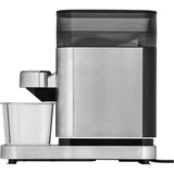 WMF Lumero - Molinillo de café espresso eléctrico, 150 W, botones táctiles LED, 40 grados de molienda, contenedor de harina de café, acero inoxidable Cromargan mate