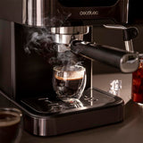 Cecotec Cafetera express Power Espresso 20 ColdBrew. Cafetera express para espresso y cappuccino, café en frío, 20 Bares de presión, Vaporizador orientable. Disfruta de Calidad profesional en casa.