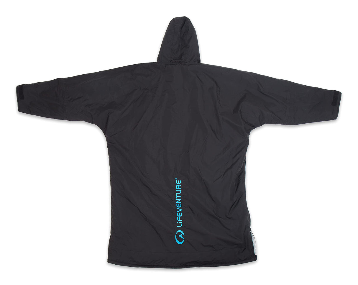 Lifeventure albornoz cambiador de manga larga | Poncho con forro polar resistente al viento, impermeable, tratado antiolores, para nadar, surfear, acampar