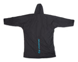 Lifeventure albornoz cambiador de manga larga | Poncho con forro polar resistente al viento, impermeable, tratado antiolores, para nadar, surfear, acampar