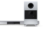 SHARP HT-SBW53121(SL) Soundbar 3.1.2 Dolby Atmos/DTS:X, subwoofer inalámbrico, barra de sonido elegante y potente con altavoces que emiten hacia arriba, sonido envolvente 3D. P. Maxima 550w color Gris