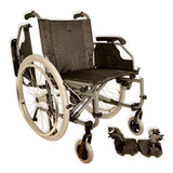 Gima King - Cochecito de aluminio con asiento de 46 cm, tejido negro