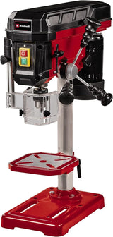 Einhell Taladradora de columna TC-BD 500 (500 W, hasta 2410 rpm, 9 niveles, profundidad máx. 50 mm, tope de profundidad ajustable, mesa de taladrado basculante/giratoria y regulable en altura)
