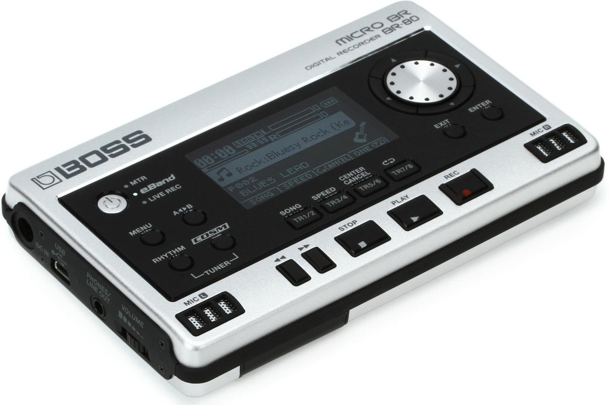 Grabadora Digital portátil Roland BR-80 — Micro estéreo Integrado y multiefectos