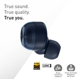 Technics EAH-AZ100E-A Auriculares Inalámbricos con Cancelación De Ruido, Bluetooth Multipunto, Voice Focus AI, Cómodos Auriculares Internos, Azul Medianoche