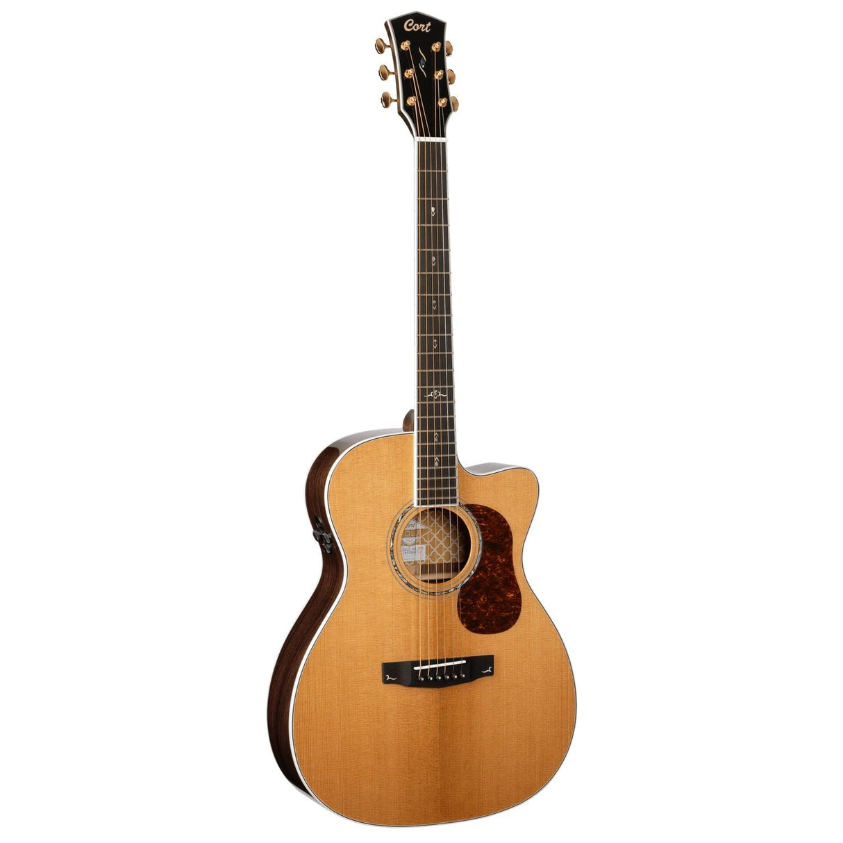 Cort GOLD-OC8 - Guitarra electroacústica serie Gold - Natural brillante (+ funda blanda)