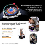 HONOR Watch GS3 Reloj Inteligente, Pantalla Táctil AMOLED 1,43", Reloj de Actividad Física con Monitorización de la Frecuencia Cardiaca, Sueño y Oxígeno, Versión Cuero Azul
