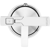 Krups KM468210 - Cafetera de goteo, 850 W, 1 L, acero inoxidable/vidrio, blanco