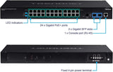 TRENDnet Interruptor DE Montaje DE RACKMOUNT PoE+ Industrial GIGABIT L2 DE 26 Puertos