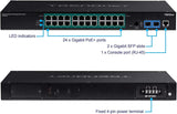 TRENDnet Interruptor DE Montaje DE RACKMOUNT PoE+ Industrial GIGABIT L2 DE 26 Puertos