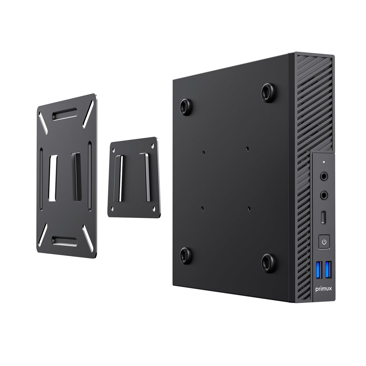 Primux Mini PC iox MH4 | Intel Core i3 de 12ª generación | 8GB de RAM (Ampliable) | 256GB SSD (Ampliable) | WiFi AX, Bluetooth 5.2, HDMI 4K, USB-C | Diseño Compacto metálico