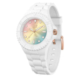 Ice-Watch - ICE generation Sunset rainbow - Reloj blanco para Mujer con Correa de silicona - 019153 (Medium)