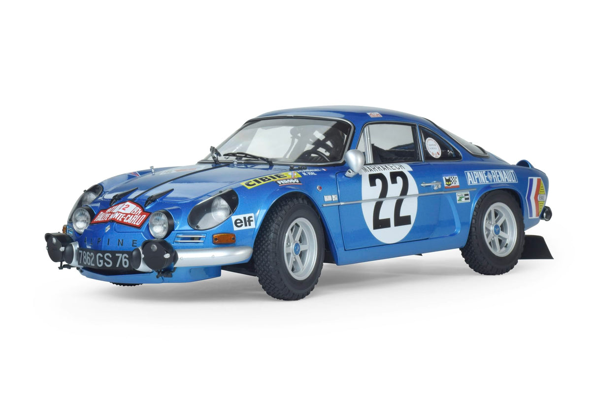 IXO Colecciones 1:8 IXO Renault Alpine A110 Rally (WB) - modelismo, maquetas, Kit de modelismo, Kit de modelismo, función luz, Kit de construcción