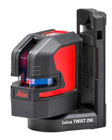Leica Lino L2s: Nivel láser de líneas cruzadas con innovador adaptador magnético en estuche (láser rojo, alcance de trabajo: 25 m)